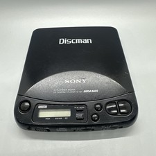 Sony Discman D-121 Portable CD Walkman 1993 Tested Working