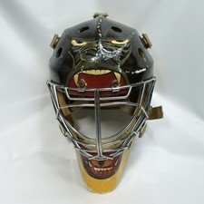 Vintage  Hockey Goalie Helmet Mask Hand Painted Gorilla