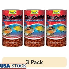 Cichlid Floating Pellets Protein Rich Balanced Nutrition Healthy Colorful Fish