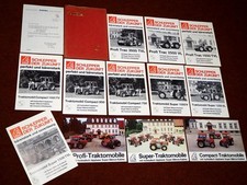 Schlüter Compact Super Profi Traktomobil & Profi Trac Mappe mit 12 Prospekten