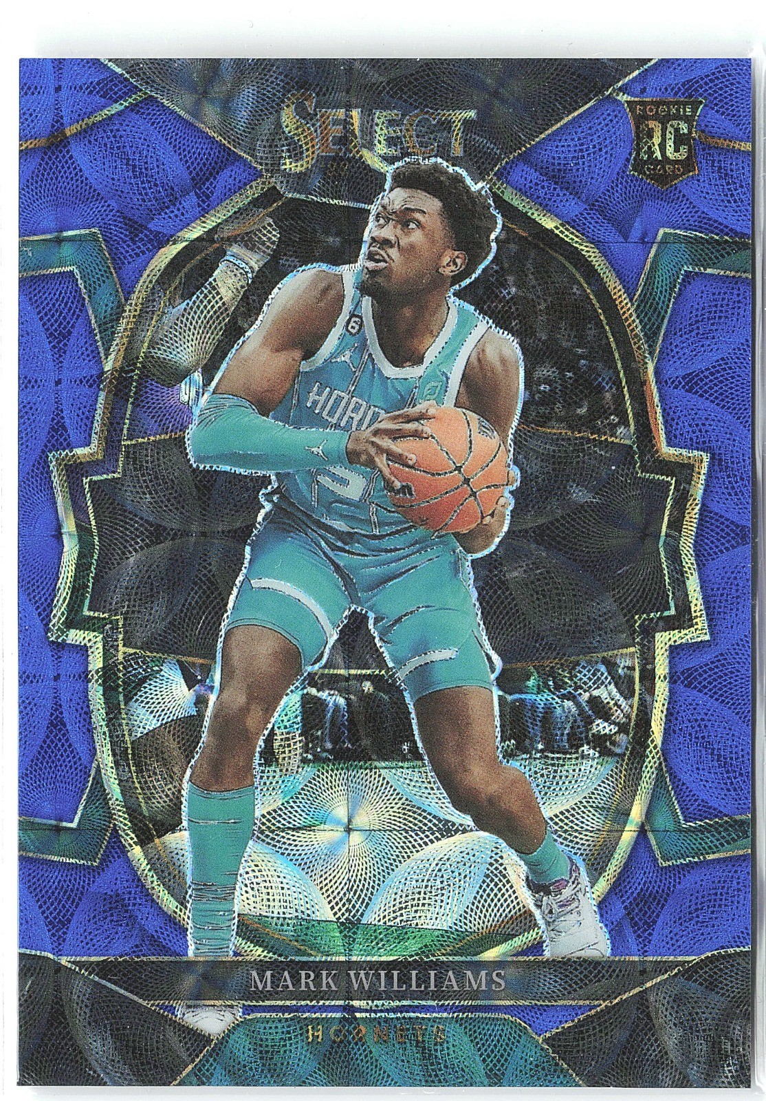 Mark Williams 2022-23 Panini Select - Blue Scope Prizms /249 Hornets RC