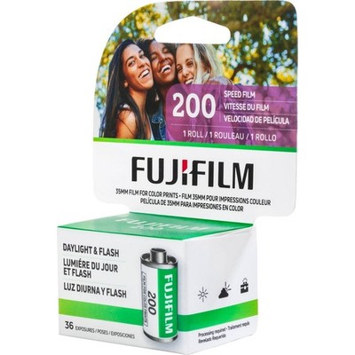 Fujifilm 135 Color Print Film, 35mm, ISO 200, 36 Exposures