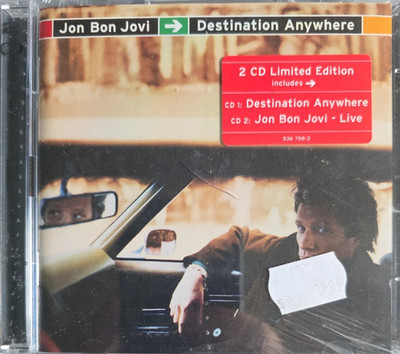 2CD JON BON JOVI - DESTINATION ANYWHERE / JON BON JOVI LIVE - LIMITED EDITION