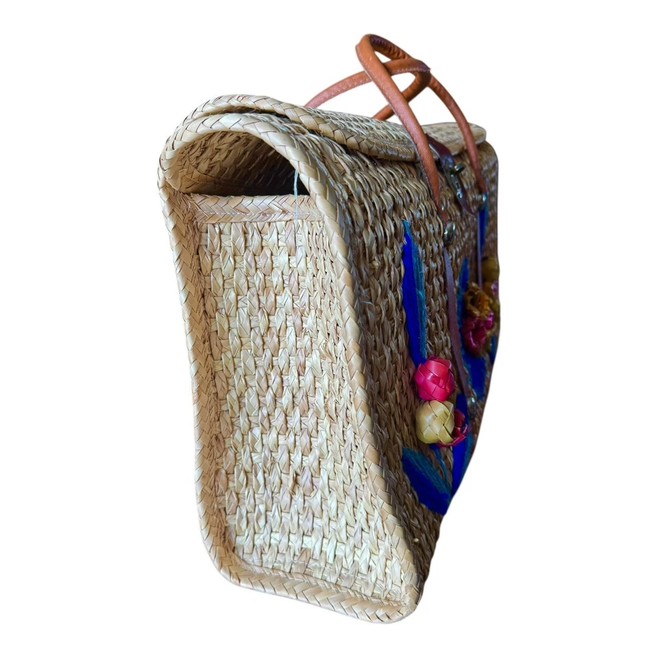 Vintage 1960’s Wicker Bag - Image 3 of 4
