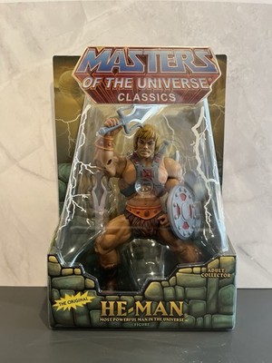 Mattel Masters of the Universe Classics He-Man Action Figure Sword Shield Boxed