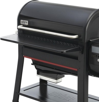 Weber Searwood 600 XL Pellet Grill Folding Front Table Steel 36 inch Prep Shelf