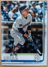 Luis Urias 2019 Topps Rookie Card 192 San Diego MLB NM New Sealed KKC. rookie card picture