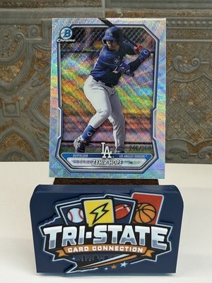 Zyhir Hope 2026 Bowman Chrome Wave Refractor #/350 LA Dodgers #BCP-86