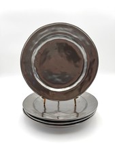 Juego de 4 platos de cena de gres de peltre Juliska de 11"