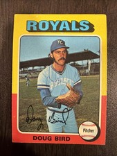 DOUG BIRD 1975 TOPPS AUTOGRAPHED SIGNED AUTO BASEBALL CARD WU