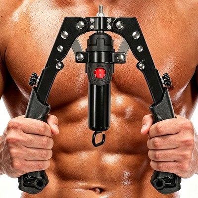 Twister Arm Exerciser Adjustable 22-440lbs 3-in-1 Hydraulic Power Chest Workout