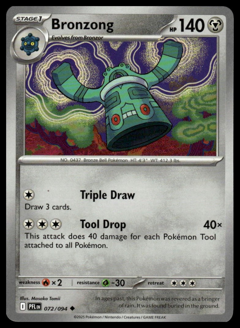 Pokemon Phantasmal Flames #072/094 Bronzong