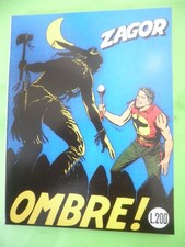 Zagor Zenith Anastatico n. 69 OMBRE!  /LC/