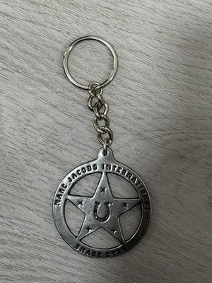 MARC JACOBS Las Vegas Logo Key Chain Loop SNAKE EYES
