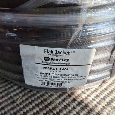 Pro-Flex PFARCT-1275 1/2in x 75ft coil CSST Gas Pipe, Arc-Resistant Jacket