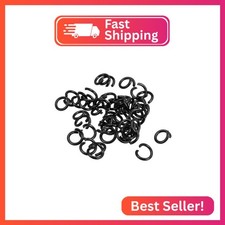 uxcell Open Jump Rings, 10mm Colorful O-Ring Connectors for DIY Crafts Jewelry M