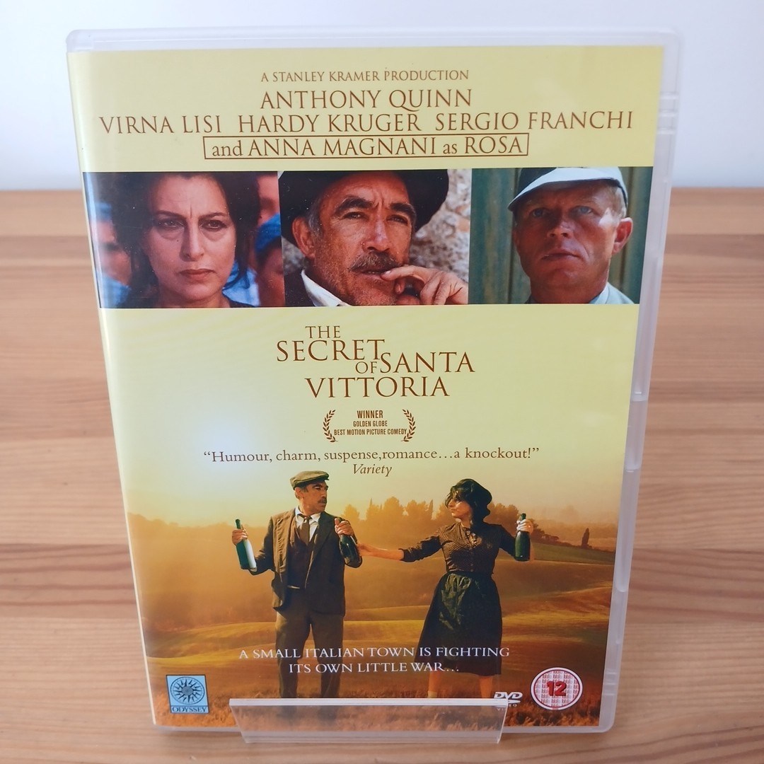 The Secret Of Santa Vittoria DVD Rare UK VGC Anthony Quinn Stanley Kramer