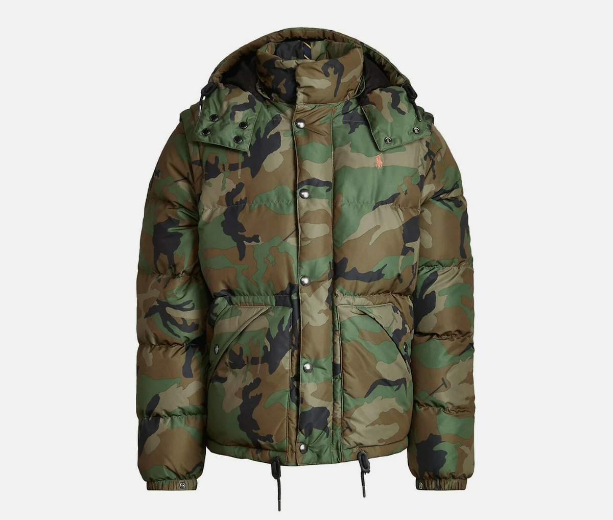 $498 NWT Men's Polo Ralph Lauren Duck Down Camo Print Puffer