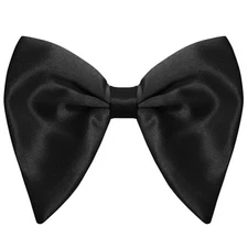Oversized Bow Ties for Men, Pre Tied Men's Bowtie Big Bow tie for Black