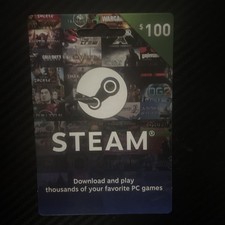 100 Steam Gift Card Pc Prepaid Gift card Game Card Game