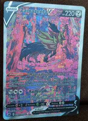 Pokémon TCG Zamazenta V Deutsch NM GG54/GG70 Alt Art Zenit der Könige 