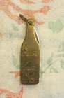 Vintage Brass Coca Cola Bottle Shaped, Pocket Knife Fob