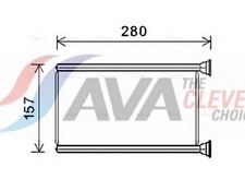 Wärmetauscher Innenraumheizung ** CLEVER FIT ** AVA Clever Choice JEA6069 für KK