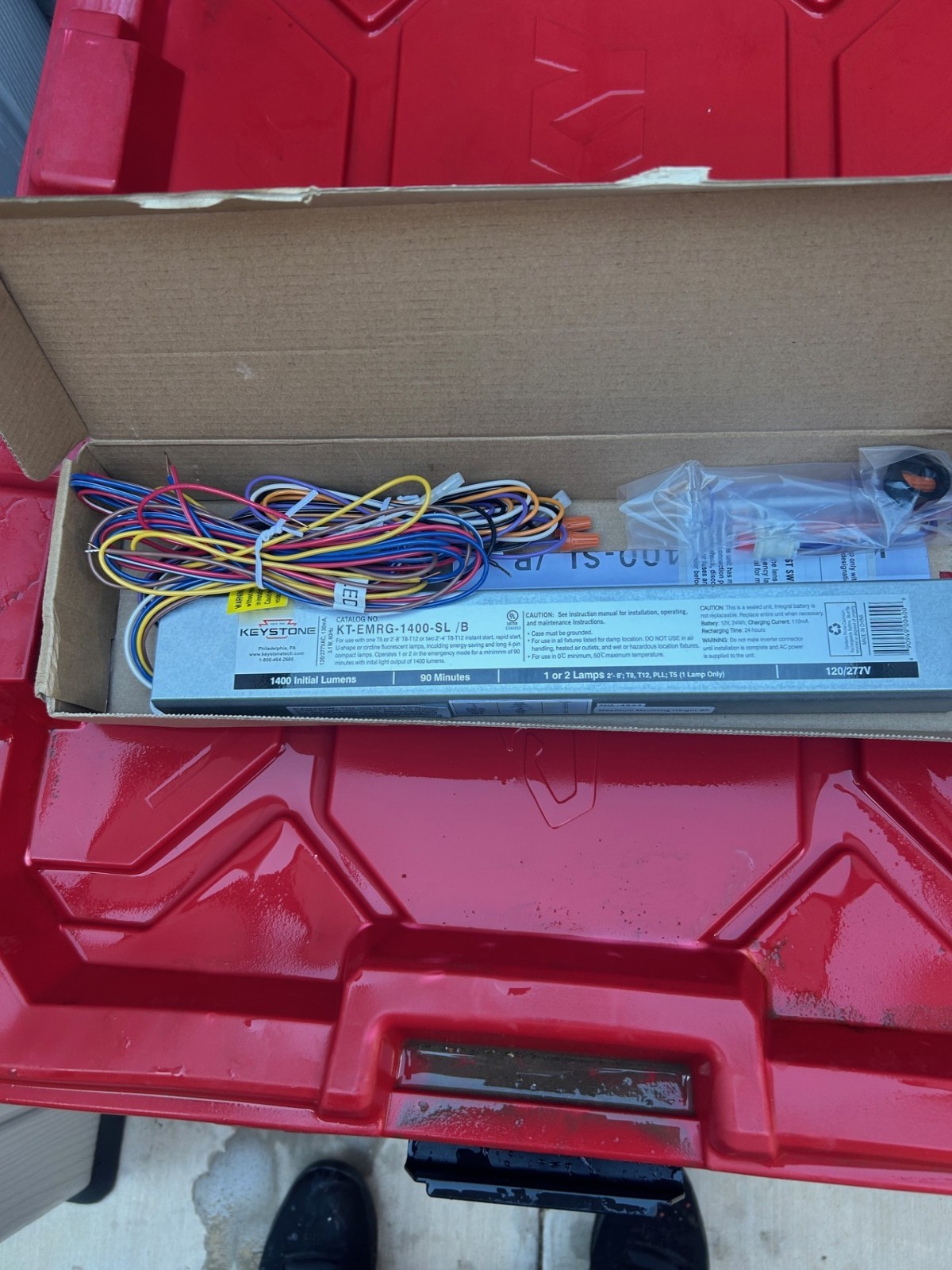 Keystone KT-EMRG-1400-SL /B - 1400 Lumen Emergency Backup Fluorescent Ballast 