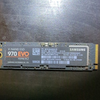 MZ-V7E500 Samsung 970 EVO Series 500GB M.2 2280 NVMe PCIe Internal SSD