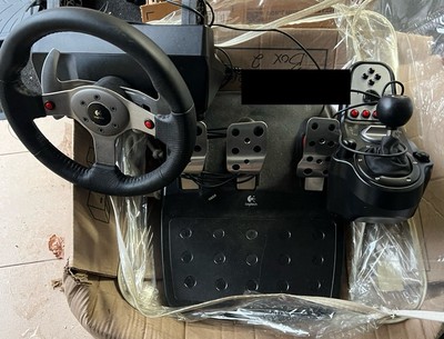 Logitech G25 Force Feedback Racing Steering Wheel Complete SET