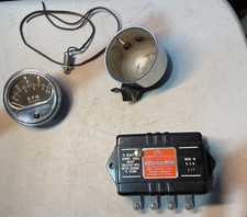 Vintage Sun Tachometer Eb-9a Tach Transmitter 12 Volt 8 Cyl Eb-9a W Rpm Gauge
