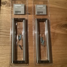 2 Packungen Ikea Orrnäs Griffe 234mm Möbelgriffe Schrankgriffe Küchengriffe NEU
