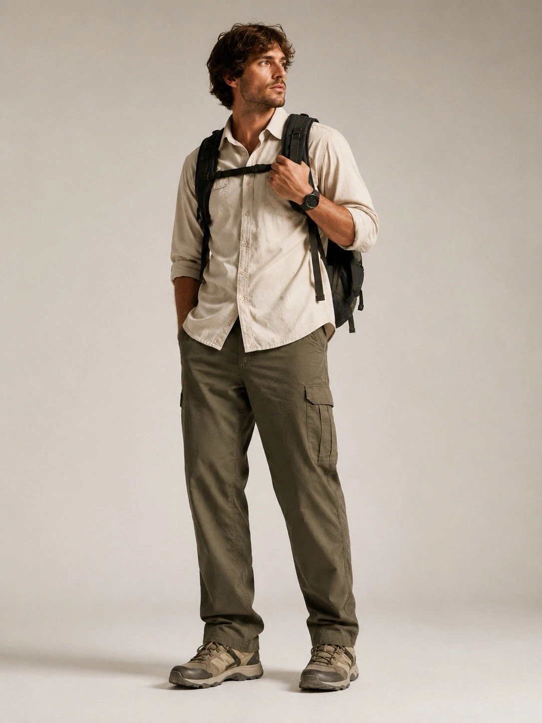 Craghoppers Trail Hiking Pants Men's 36R Olive Cargo Camping Trek Gorpcore
Opens in a new window or