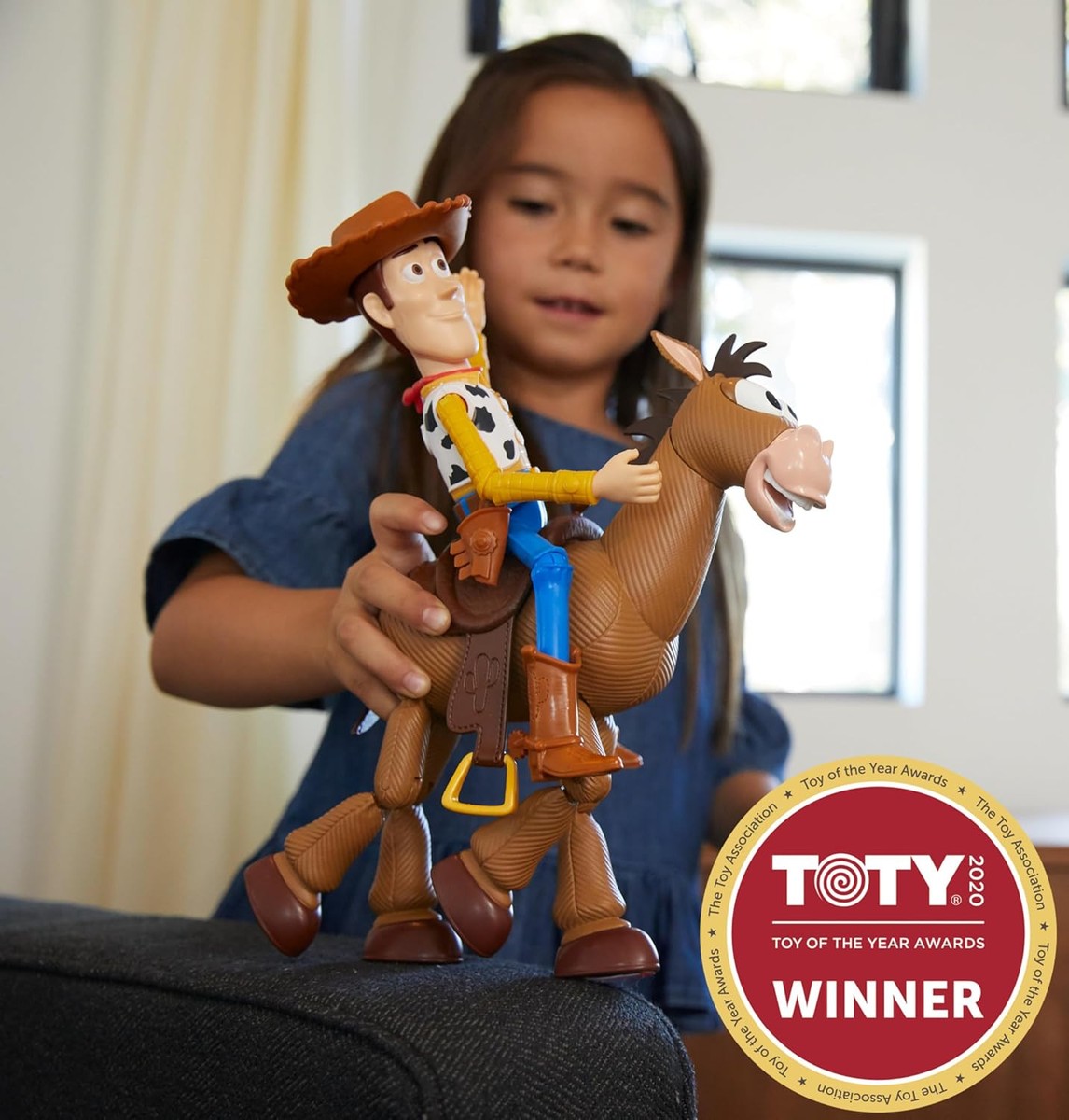 Disney Pixar Toy Story 4 Woody Bullseye Figure Set Ages 3 and Up
