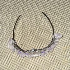 Disney Princess Ariel Silver Purple Tiara Headband Costume Accessory for Girls