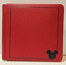 Creative Memories Disney 7x7 Scrapbook Red w/pages