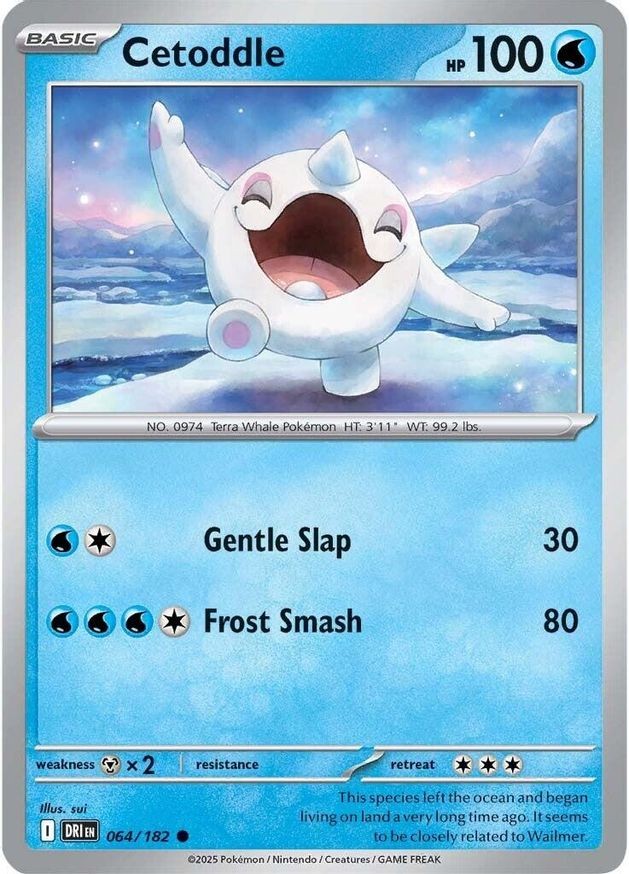 Pokemon Cetoddle (64/256) Destined Rivals LP
