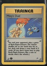 Misty's Duel 123/132 Common Gym Heroes Pokemon 1st Edition