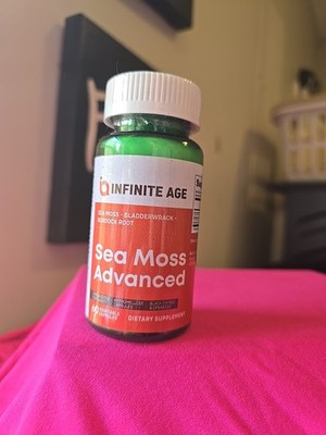 Infinite Age Sea Moss Advanced High-Potency Vegan Superfood with Bladderwrack