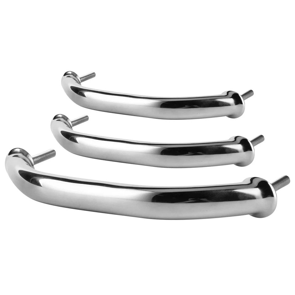 Boot Haltegriff Edelstahl oval Handlauf Bootszubehör Marine Griff - Bild 4 von 4