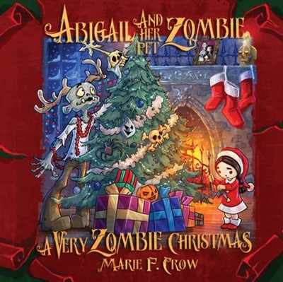 Crow - Abigail and her Pet Zombie  A Very Zombie Christmas - New paper - X555z