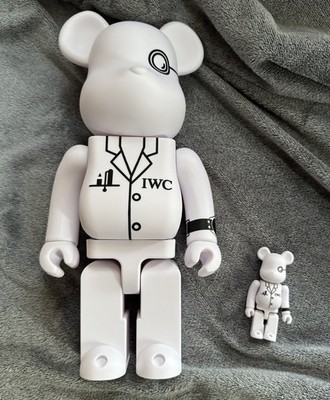 IWC x MEDICOM TOY SERIES 47 BEARBRICK BE@RBRICK 400% & 100% (2 Figures)
