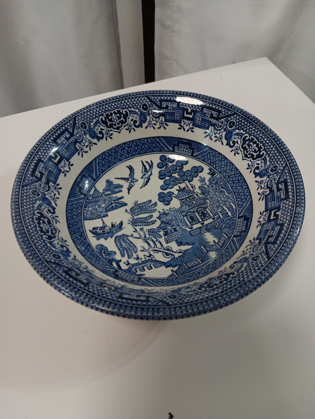 CRUNCHILL ENGLAND BLUE WILLOW CEREAL BOWL 6,25”