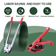 Banding Strapping Kit with 5/8" 2000ft PET Strap and Metal Seals