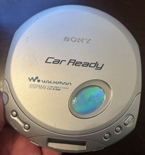 Sony CD Walkman Portable Compact Disc Player Silver D-E356CK Tested  Works Gr8 