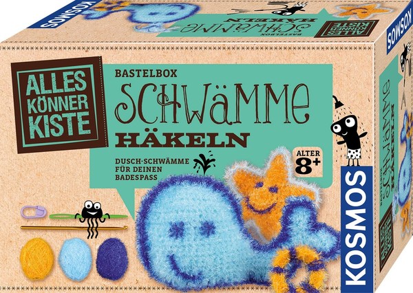 Bastelset Kosmos 604622 SchwäMme HäKeln FüR Kinder Ab 8 Jahren, Kreativset-image