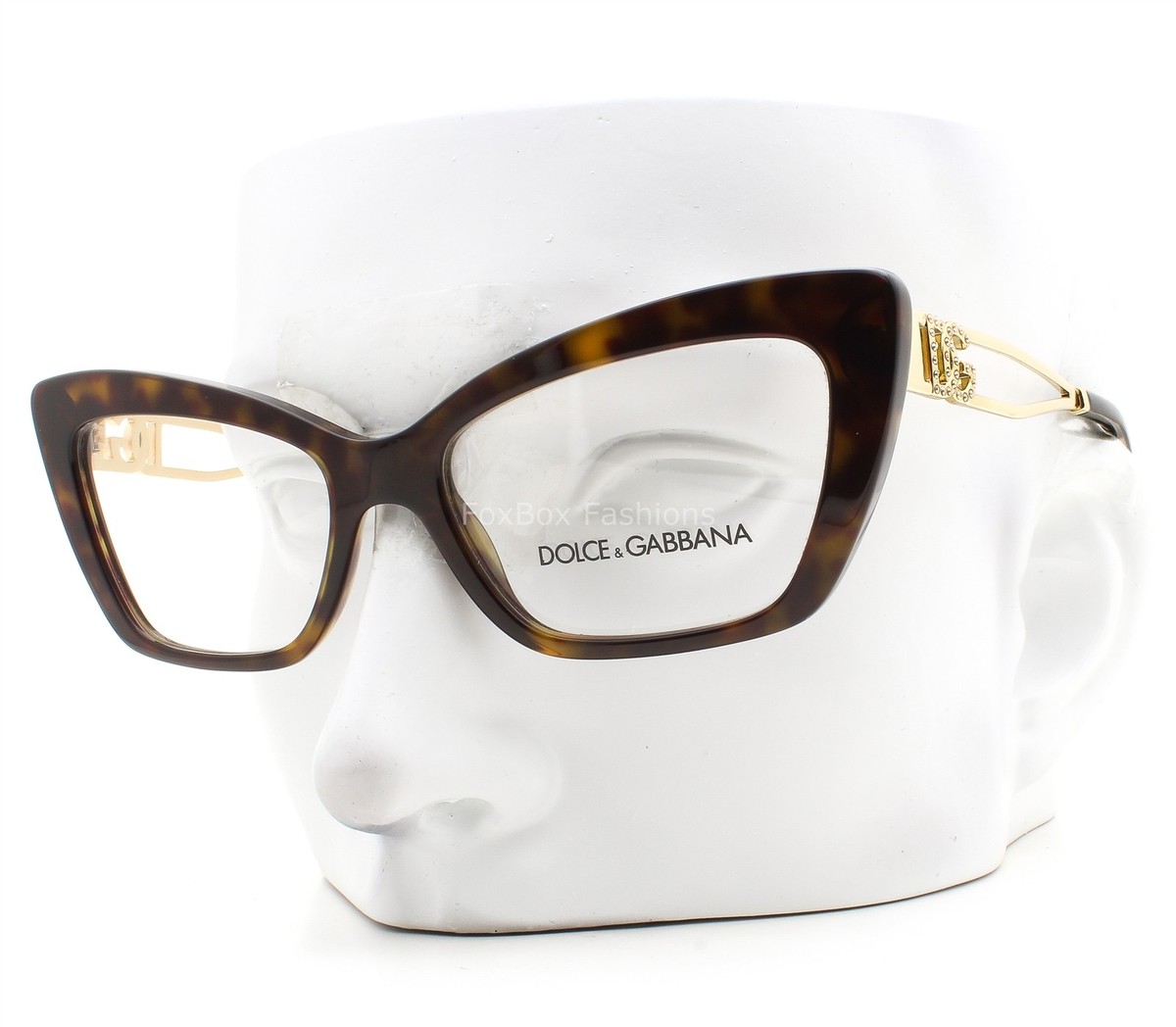 Dolce Gabbana Eyeglasses DG3375B 502 Glasses Havana on Gold  display picture 3