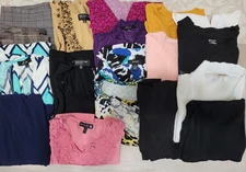 Lot of 19 pieces. Women's Clothes. Size M. Mixed Brands. Some New.