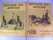 2 LLOYD RALSTON TOY AUCTION CATALOGS TIN WINDUPS CAST IRON PRESSED STEEL
