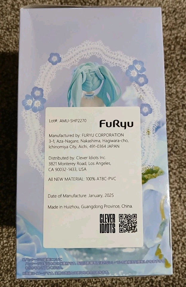 FuRyu Vocaloid Hatsune Miku Flower Fairy Nemophila Pale Blue Color Noodle Stop - Image 4 of 4